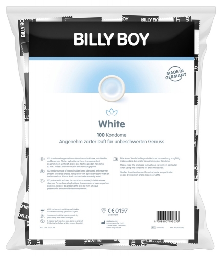 Billy Boy White 100 Kondome - Farbe: transparent
