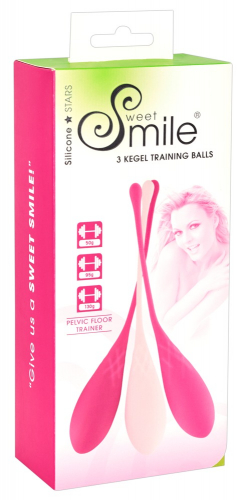 Sweet Smile Kegel Training Balls - Farbe: pink