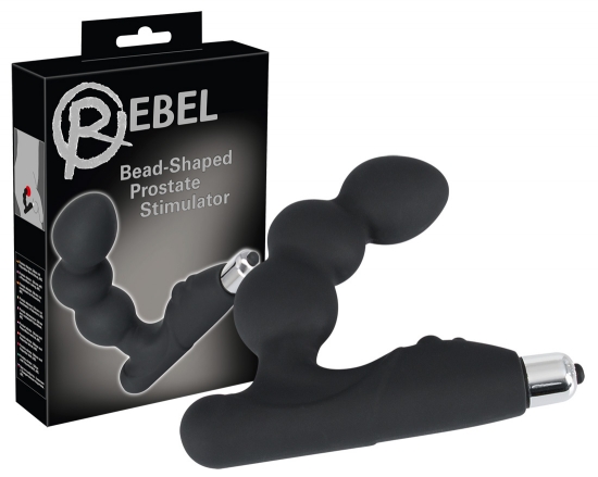 Rebel Bead-shaped Prostate Stimulator - Farbe: schwarz