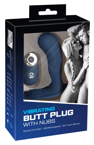 You2Toys Vibrating Butt Plug Gesamtlänge 11 cm - Farbe: blau