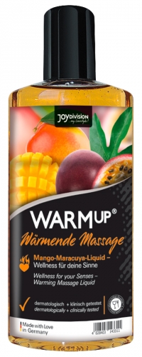 Joydivision Präparate WARMup Mango+Maracuja 150 ml - Farbe: gelb - Aroma: Mango/Marajuja - Menge: 150ml