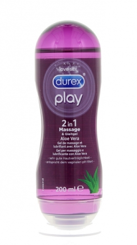 Durex Play Massage und Gleitgel  2 in 1 Aloe Vera 200ml