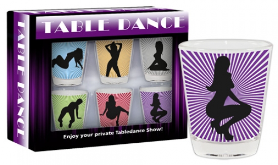 Table Dance Glserset - Farbe: transparent - Menge: 6Stck