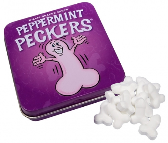 Peppermint Peckers - Farbe: weiß - Aroma: Pfefferminz - Menge: 45g