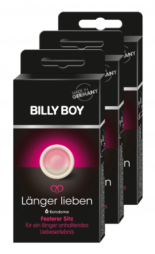 3x Billy Boy Länger lieben (6 Stück)