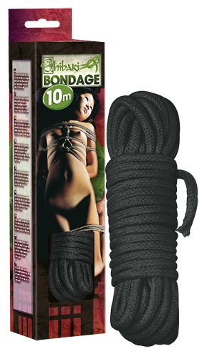Shibari Bondage Bondage-Seil - Farbe: schwarz - Größe: unisize