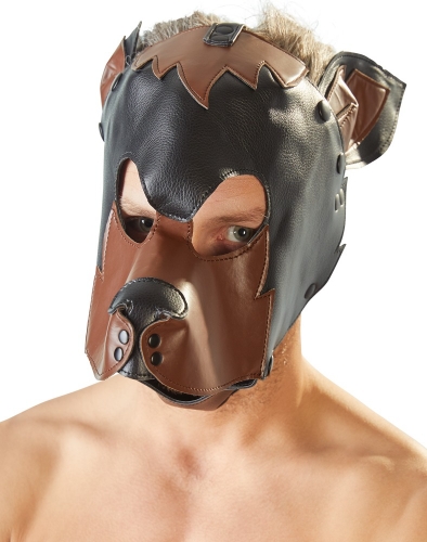 fetish Collection Hundemaske - Farbe: schwarz