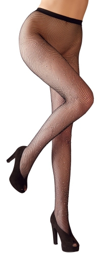 Cottelli Collection Stockings & Hosiery Strumpfhose mit Glitzersteinen - Farbe: schwarz - Größe: S-L