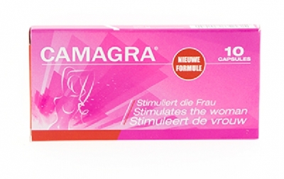 Nahrungsergänzungsmittel Camagra für die Frau - 10 Tabletten - Farbe: Rot - Menge: 10Tablette