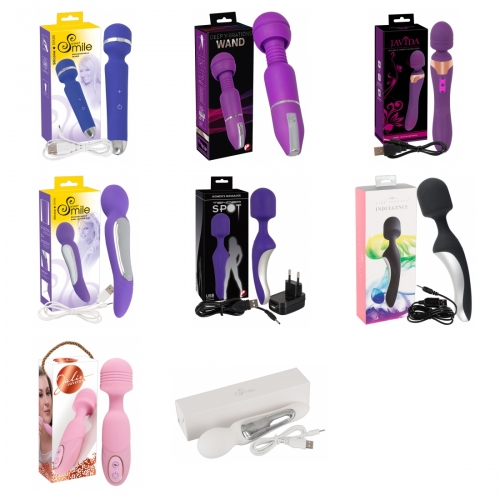 Frauen Massagestab Wiederaufladbar Vibrations-Therapie USB