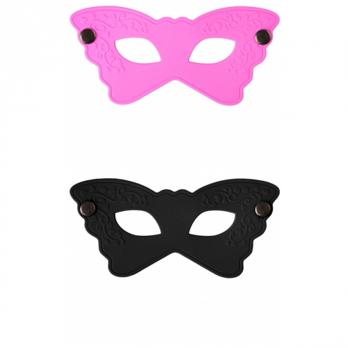 Easytoys Fetish Collection Silikon-Maske Rosa Schwarz