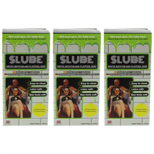 3 x Slube 250g - Farbe: Custard Yellow