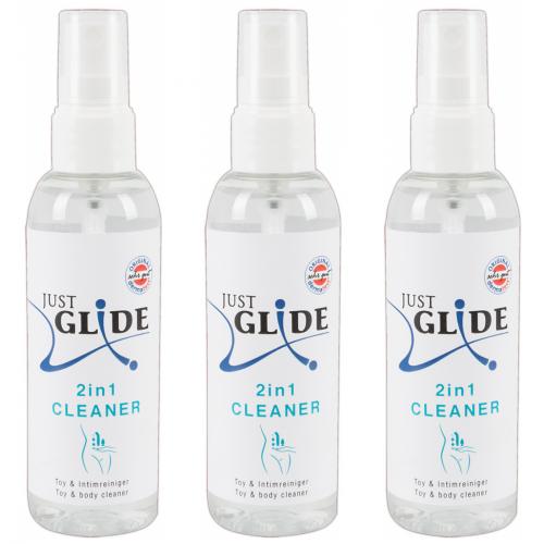 3 x Just Glide 2in1 Cleaner - Farbe: transparent - Menge: 100ml