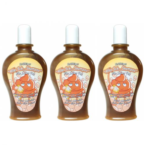 3 x Alles Sch... Shampoo - Farbe: braun - Menge: 350ml