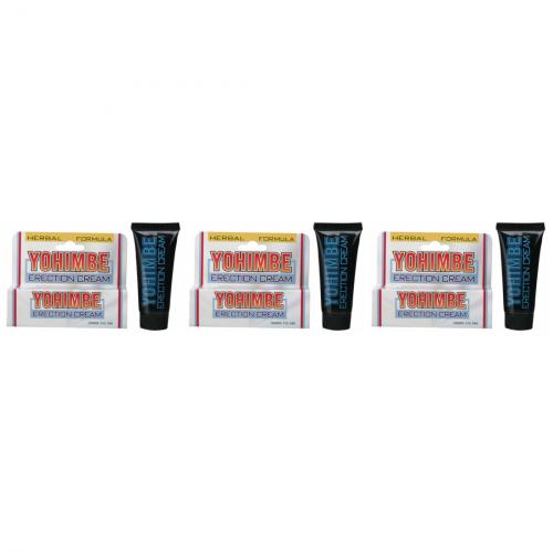 3 x Pipedream Yohimbe Erektionscreme 15ml