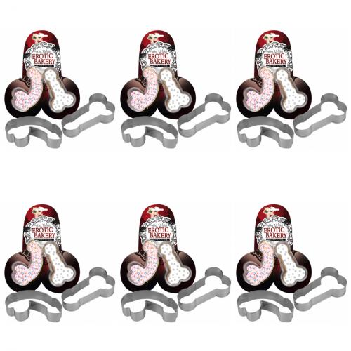 6 x Cocky Cookie Cutter - Farbe: silber - Menge: 2Stck