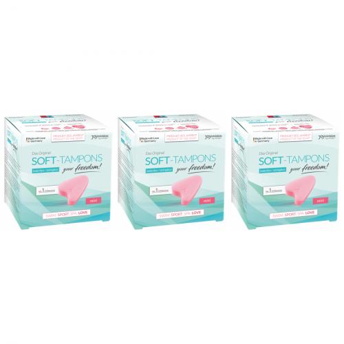3 x Joydivision Soft Tampons Mini 3 Stück