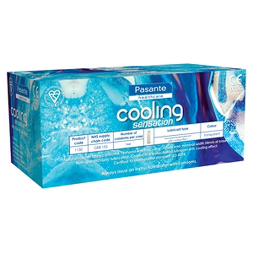 Pasante Cooling Sensation Kondome 144 Stück - Farbe: Durchsichtig - Menge: 144Stück