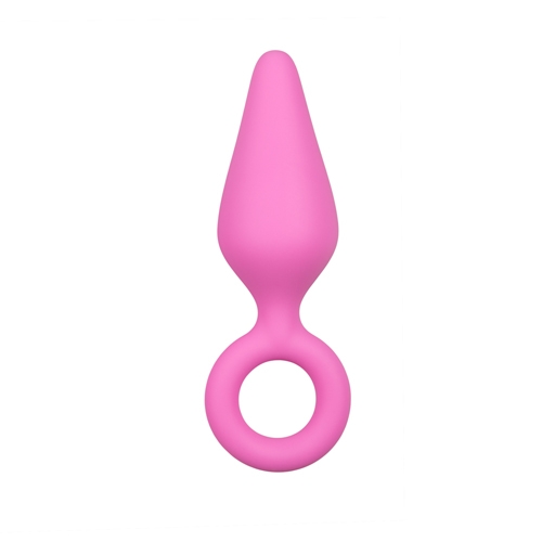 Easytoys Anal Collection Rosa Analplugs mit Zugring Gro - Farbe: Rosa
