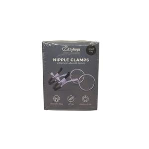 Easytoys Fetish Collection Metall Nippelklammern mit Ring - Farbe: Silber