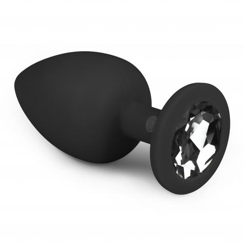 Easytoys Anal Collection Diamond Analplug gro schwarz - Farbe: Schwarz