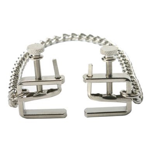 Frisky Verstellbare C-Clamps Mit Kette Silber - Farbe: Silber