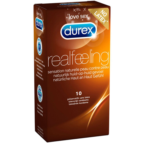 Durex Real Feeling 10 Stück - Farbe: Durchsichtig - Menge: 10Stück