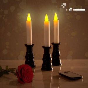 EmotiCandle LED-Kerzen für romantisches Ambiente (3er Pack)