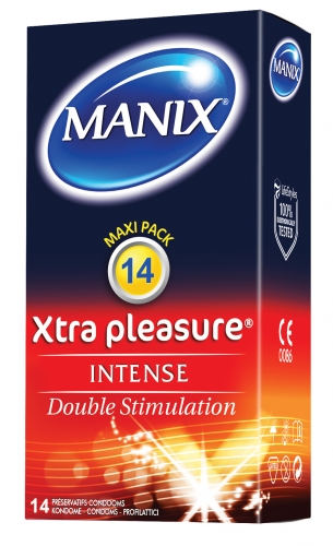 MANIX Xtra Pleasure 14 St. - Farbe: Naturkautschuklatex