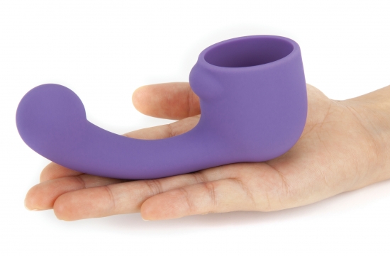 Le Wand Curve Petite Weighted Silicone Attachment - Farbe: Violett