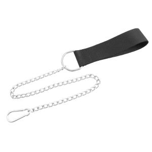 XXdreamSToys Kettenleine mit Handschlaufe aus Velcro - Farbe: Schwarz