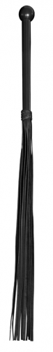 XXdreamSToys Lederpeitsche mit Kugel-Holzgriff schwarz - Farbe: Schwarz