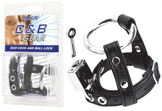 BLUE LINE C&B GEAR Duo Cock And Ball Lock - Farbe: Gummi