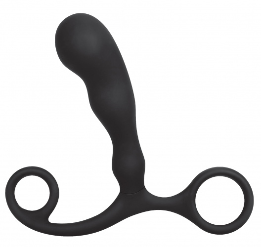 BLUE LINE C&B GEAR Silicone Prostate Massager - Farbe: Schwarz